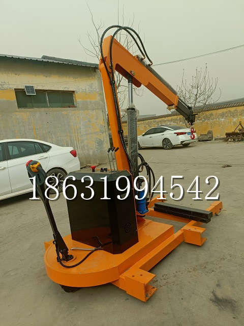 铁岭市自卸车厢随车吊 自制轮式四不像起重机 四驱平板吊 5吨 贵盛
